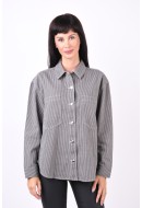 Camasa Dama Only Onlnehva Stripe Tunderstorm /White Stripes